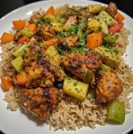 Sprinter Inspired Jamaican Jerk Chicken and Rice