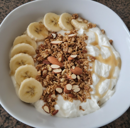 Soccer Star Inspired Yogurt Banana Athlete Bowl