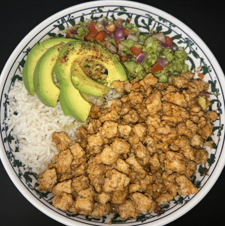 Soccer Star Inspired Tuna Avocado Rice Bowl