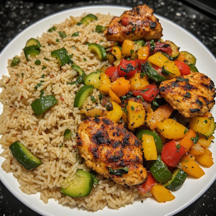 Cristiano Ronaldo Inspired Portuguese Grilled Chicken and Rice