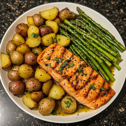 NFL Lineman Inspired Salmon & Potato Recovery Dinner