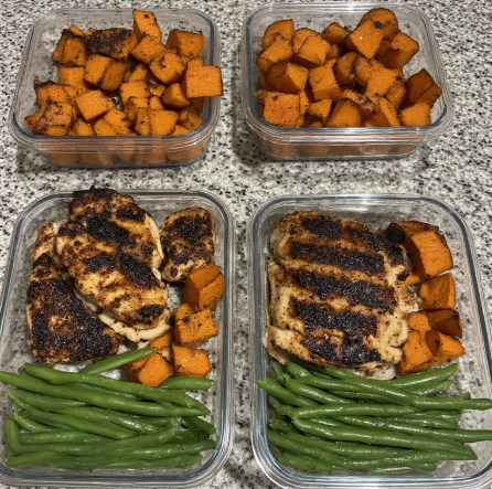 Ballet Dancer Inspired Chicken and Sweet Potato Meal Prep