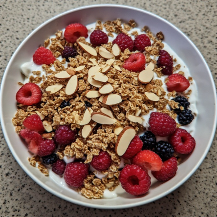 Soccer Star Inspired Greek Yogurt Fruit Recovery Bowl