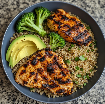 LeBron James Inspired Grilled Chicken and Quinoa Bowl
