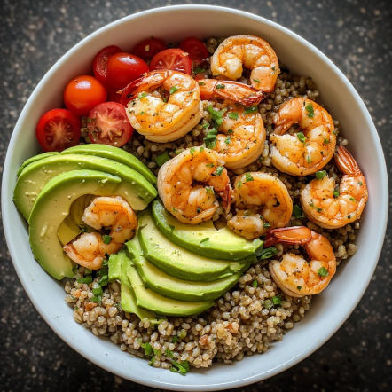 Basketball Star Inspired Shrimp Quinoa Recovery Bowl