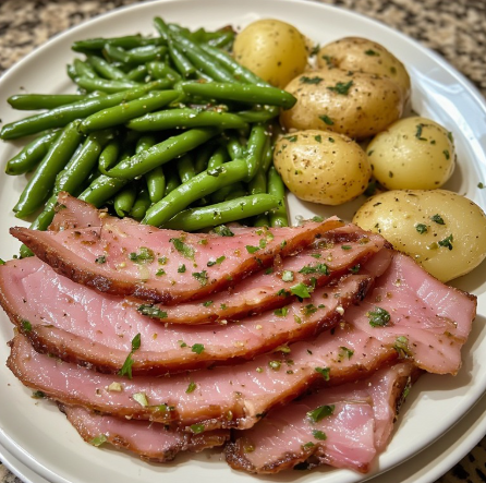 Tour de France Cyclist Inspired Ham & Potato Carb Plate