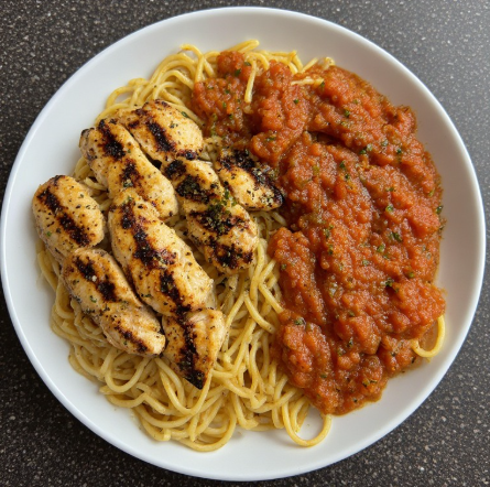 Tour de France Cyclist Inspired Late Stage Carb Pasta Plate