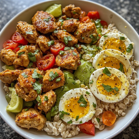 Dorian Yates Inspired High-Protein Chicken & Oats Power Bowl