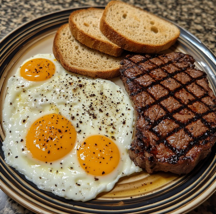 Bodybuilding Legend Inspired Steak & Eggs Power Breakfast