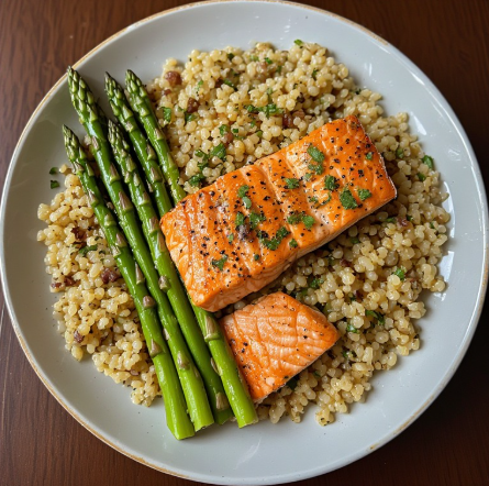 Flex Wheeler Inspired Salmon & Quinoa Omega Meal