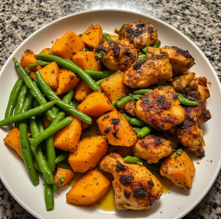 Bodybuilding Champion Inspired 1-Kg Chicken & Sweet Potato Mass Meal