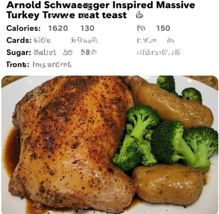 Bodybuilding Legend Inspired Massive Turkey & Potato Feast
