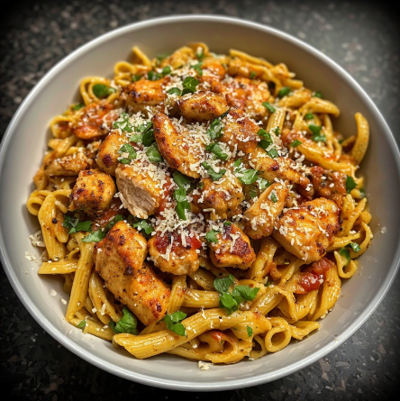Bodybuilder Inspired Chicken & Pasta Energy Monster Meal
