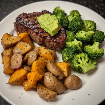 Bodybuilding Legend Inspired Triple Ribeye & Potato High-Fat Monster Meal