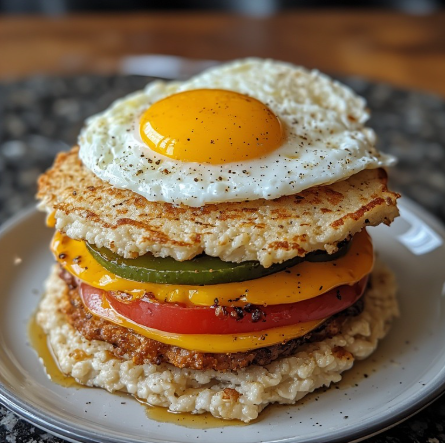 Strongman Inspired Mega Breakfast Stack