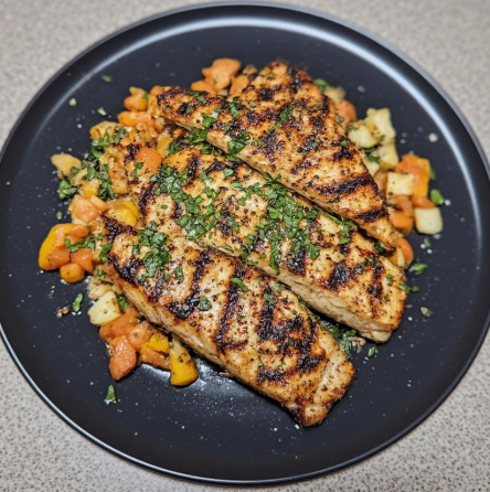 Chris Hemsworth Inspired Grilled Barramundi Power Plate