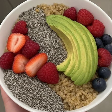 Gisele Bündchen Inspired Quinoa & Avocado Breakfast Bowl