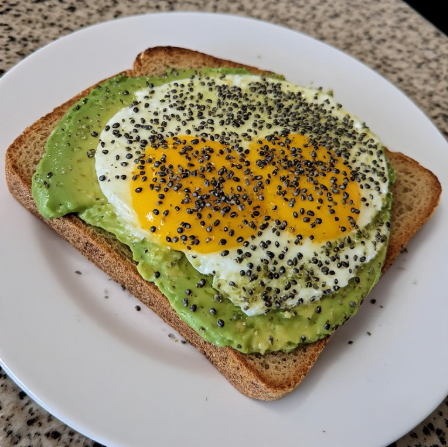 Gisele Bündchen Inspired Avocado & Egg Toast