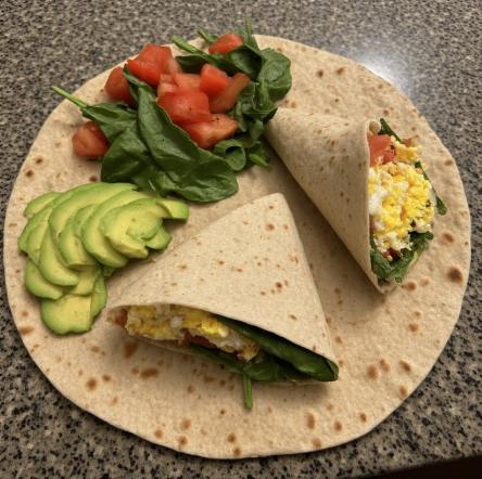 Tyra Banks Inspired High-Protein Egg & Veggie Wrap