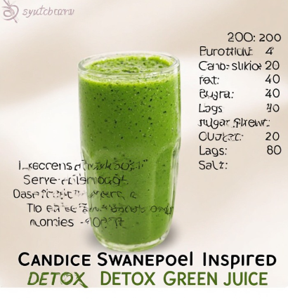 Candice Swanepoel Inspired Detox Green Juice