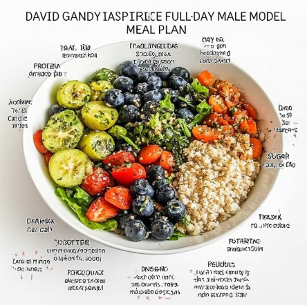 David Gandy Inspired Full-Day Male Model Meal Plan II