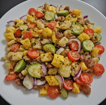 David Gandy Inspired High-Protein Breakfast Plate