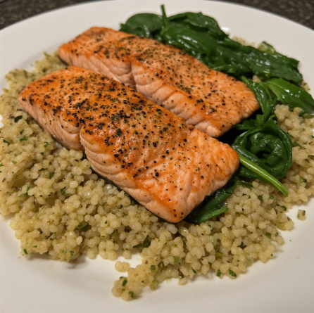 Behati Prinsloo Inspired Salmon & Veggie Dinner