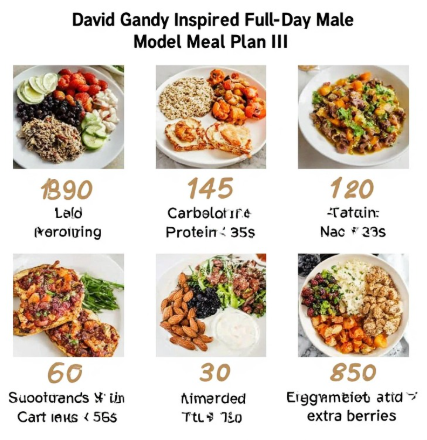 David Gandy Inspired Full-Day Male Model Meal Plan