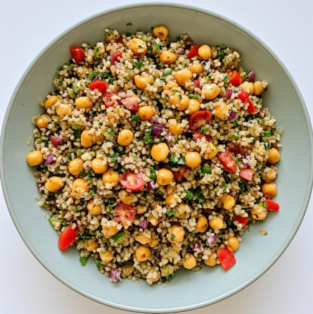 Candice Swanepoel Inspired Quinoa & Chickpea Salad