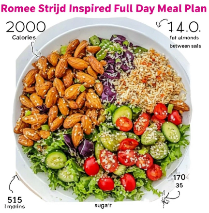 Romee Strijd Inspired Full-Day Meal Plan