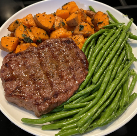 David Gandy Inspired Lean Beef & Veggie Dinner