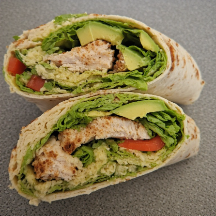 Karlie Kloss Inspired Lean Chicken & Avocado Wrap