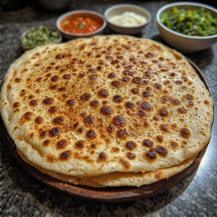 Injera (Traditional Ethiopian Teff Flatbread)