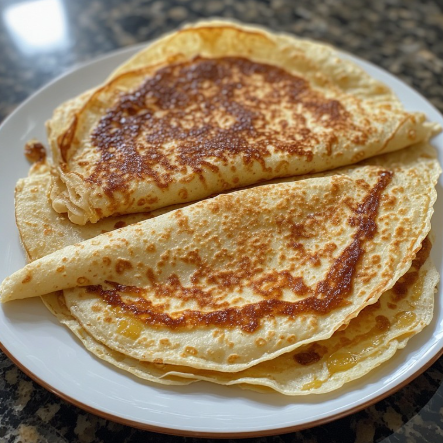 Homemade Crepes (Basic French-Style Thin Pancakes)