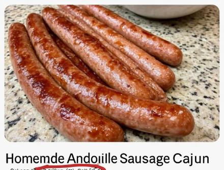 Homemade Andouille Sausage (Cajun Smoked Links)