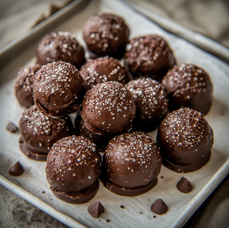 Homemade Chocolate Truffles (Classic Dark)