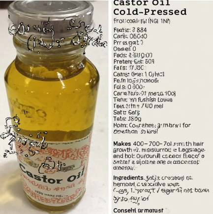 Castor Oil (Cold-Pressed from Castor Beans)