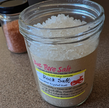 Rock Salt (Homemade Large-Crystal Salt from Brine)
