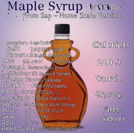 Maple Syrup (Real from Sap – Home-Scale Version)
