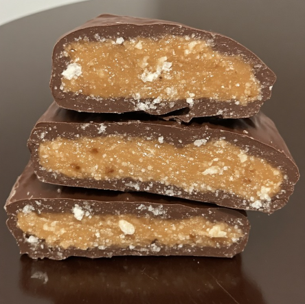 Homemade Milky Way-style Bar (Nougat + Caramel + Chocolate)