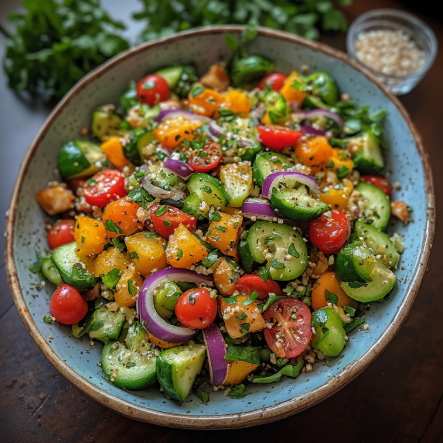 Vegetable Salad (Israeli / Filipino Style)