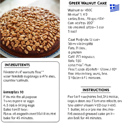 Greek Walnut Cake