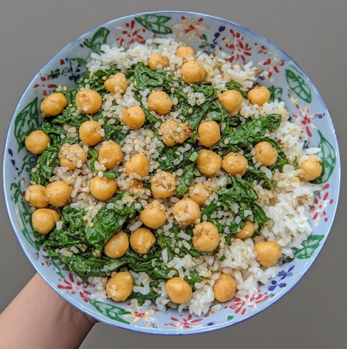Spanakorizo Bowl
