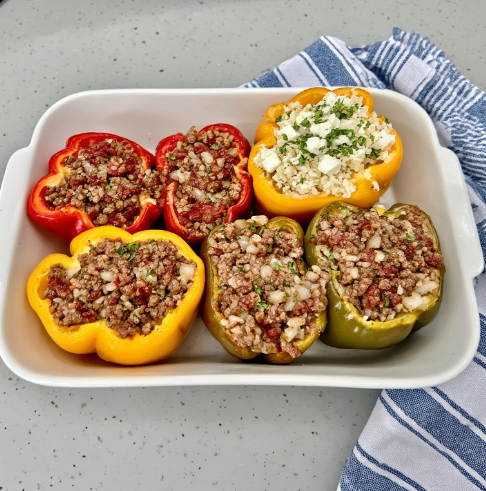Greek Stuffed Bell Peppers