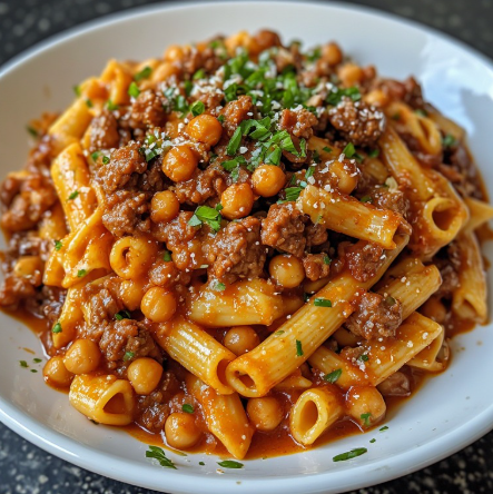 Beef Bolognese Chickpea Pasta