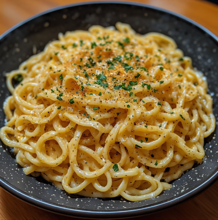 Egg White Carbonara with Soy Noodles