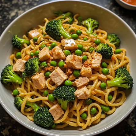 Tuna & Broccoli Edamame Noodles