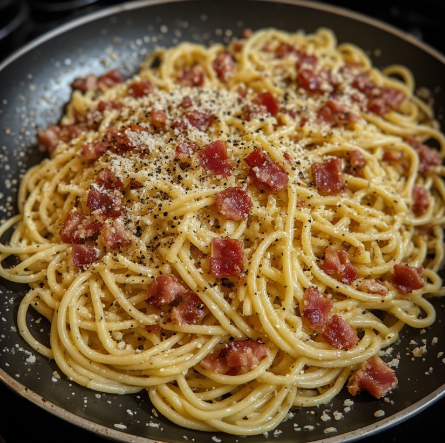 Egg & Turkey Bacon Protein Carbonara