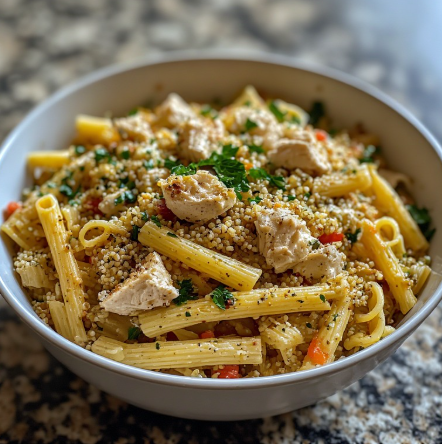 Greek Yogurt & Chicken Quinoa Linguine