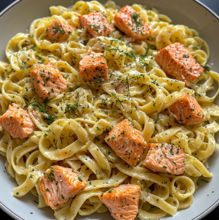 Greek Yogurt & Salmon Protein Linguine